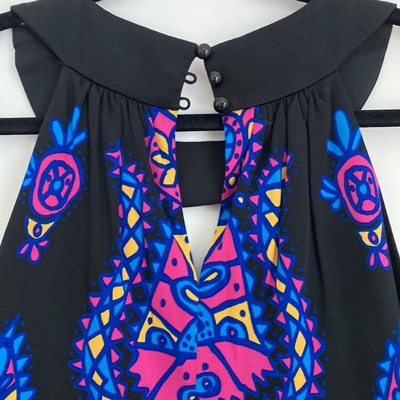 tibi New York Sleeveless Multi Print Silk Dress Medium NWT - Picture 8 of 16